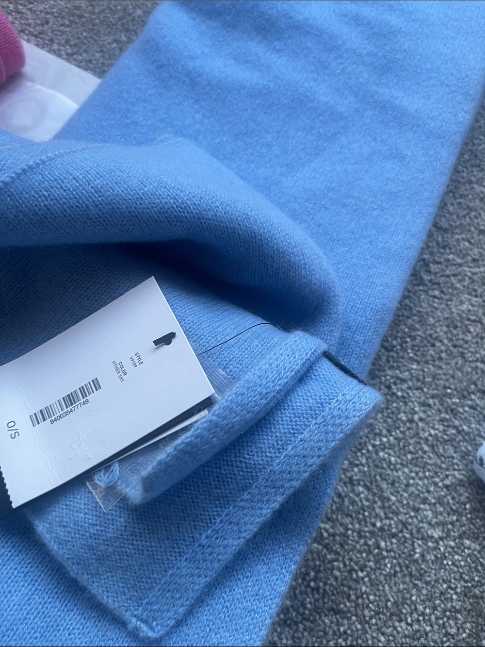 Cashmere wrap/scarf Women's Cozy Wrap Scarf  price is for one pink or blue - Picture 12 of 16